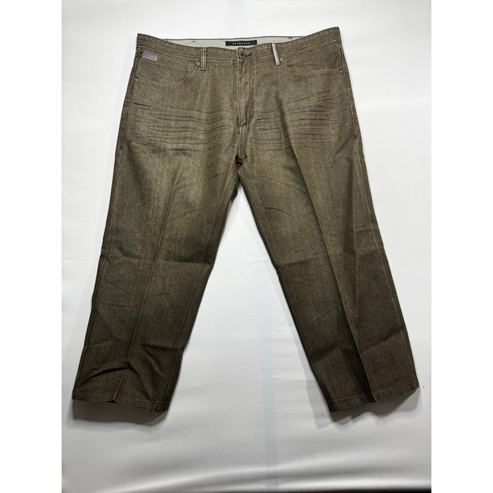 Sean John‎ Men's Hamilton Wide Leg Green  Jeans - Size 42 (44x26.5)*